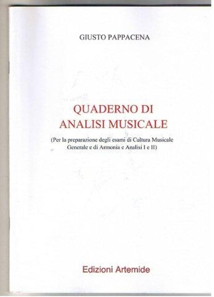 Quaderno di analisi musicale